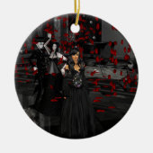 ゴシックボールルームラウンドオーナメント セラミックオーナメント (正面)