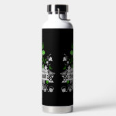 ゴシックポストパンクファッションアクセサリー ウォーターボトル (左面)