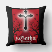 ゴシックポストパンクファッション クッション (裏面)