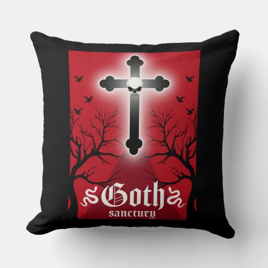 ゴシックポストパンクファッション クッション (正面)