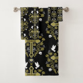 ゴシックポストパンクファッション バスタオルセット (インサイチュ)