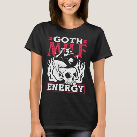 ゴシックママエナジーダークゴシック骨格 Tシャツ (正面)