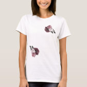 ゴシックママ妊娠アナウンスメントフローラクレスト トライブレンドTシャツ (正面)