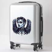 ゴシックマンエンジェルダークファンタジーアート シール (スーツケース)