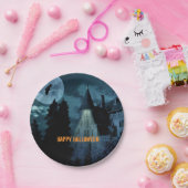 ゴシックマンショ幽霊のよく出るンハロウィーン ペーパープレート (パーティー)