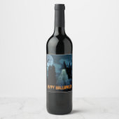 ゴシックマンショ幽霊のよく出るンハロウィーン ワインラベル (正面)