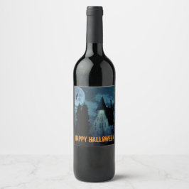 ゴシックマンショ幽霊のよく出るンハロウィーン ワインラベル