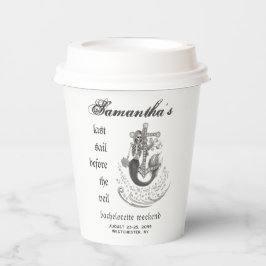 ゴシックマーメイドラストセイルヴェイルバチェロレッテパーティー 紙コップ