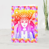 ゴシックマーメイド、ブラックシーサイレンファンタジーウィムシー空白の カード (正面)