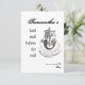 ゴシックマーメイド ラストセイル ヴェイル  ブライズメイドパーティー サンキューカード (スタンド正面)