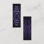 ゴシックミニブックマークまたはスキニーの名刺 スキニー名刺 (正面/裏面)