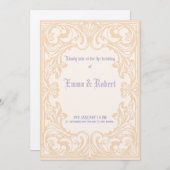 ゴシックミニマル結婚式招待状 招待状 (正面/裏面)