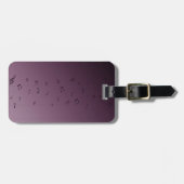 ゴシックミュージカルノート荷札 ラゲッジタグ (正面横)