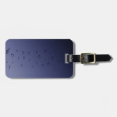 ゴシックミュージカルノート荷札 ラゲッジタグ (正面横)