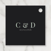 ゴシックミントグリーンフローラスパイダーウェブ フェイバータグ (裏面)