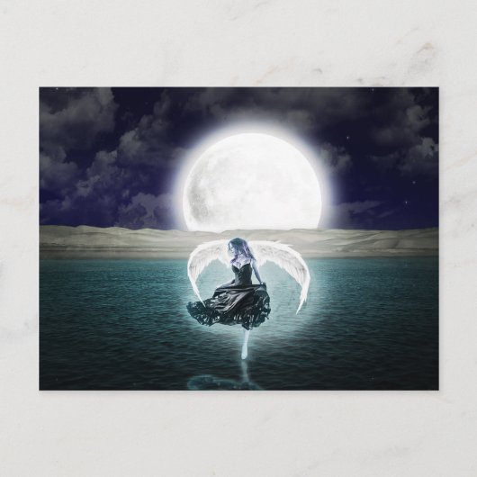 ゴシックムーンエンジェル葉書 ポストカード (正面)