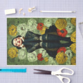 ゴシックメスファッション花付きDQ4Rデコページ 薄葉紙 (クラフト)