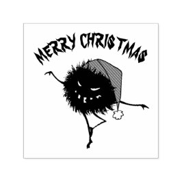 ゴシックメリークリスマス邪悪キャラクター セルフインキングスタンプ