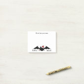 ゴシックメリーバマスかわいい ポストイット (デスク上)