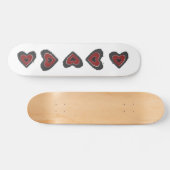 ゴシックメルティングラブハートスケートボード スケートボード (横)