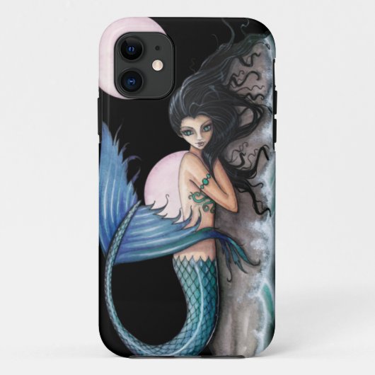 ゴシックメルヘンの小さな島のマーメイド Case-Mate iPhoneケース (裏面)
