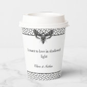 ゴシックモススカル結婚ズ – 白黒 紙コップ (裏面)