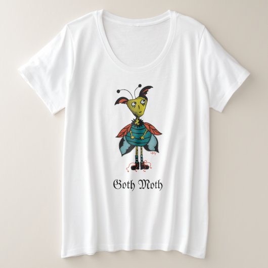 ゴシックモスプラスサイズティー プラスサイズTシャツ (デザイン正面)