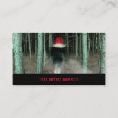 ゴシックモダンガールレッドブラッククリーミーな森 名刺 (正面)