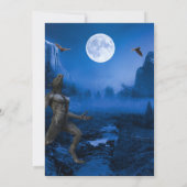 ゴシックモンスターマッシュワーウルフハローウィンパーティ 招待状 (裏面)