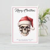 ゴシックユニークスカルクリスマス シーズンカード (スタンド正面)