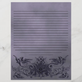 ゴシックライトパープルドラゴン錬金術スペルページ