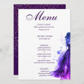 ゴシックラグジュアリーなキンセアニエラ 紫のメニュー キンセアニエラ シーズンカード (正面/裏面)