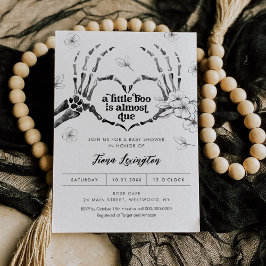 ゴシックラブハロウィーンベビーシャワー招待状 招待状