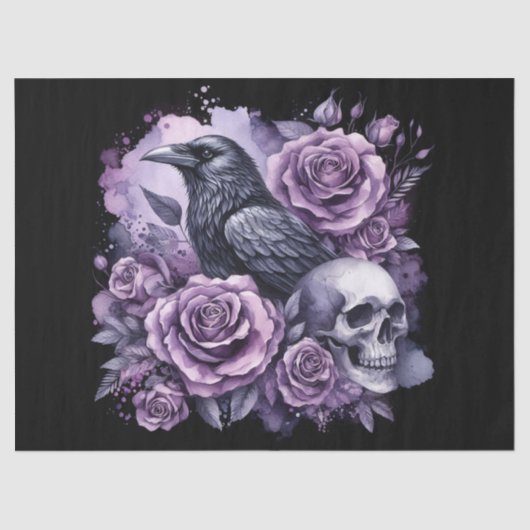 ゴシックラヴェンパープルバラスカルデクページ 薄葉紙 (正面)