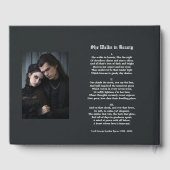 ゴシックラヴェンローズウッド結婚ズ ゲストブック (裏面)