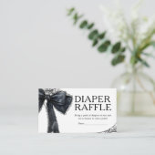 ゴシックリトルブベビーシャワーおむつラッフル エンクロージャーカード (スタンド正面)