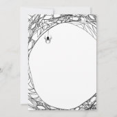 ゴシックリトルブベビーシャワー招待状 招待状 (裏面)