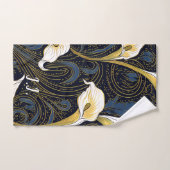 ゴシックリリーフローラモノグラムピックボールタオル ハンドタオル (ハンドタオル)