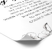 ゴシックリングや輪ゲームブライダルシャワーゲームサイン ポスター (角)