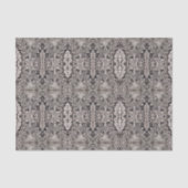 ゴシックルネサンス華美銀の灰色の部族のパターン 薄葉紙 (正面)
