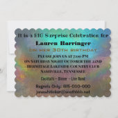 ゴシックルネサンス オールドワールド サプライズパーティー 招待状 (裏面)