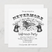ゴシックレイヴンとクロースハローウィンパーティ 招待状 (正面/裏面)