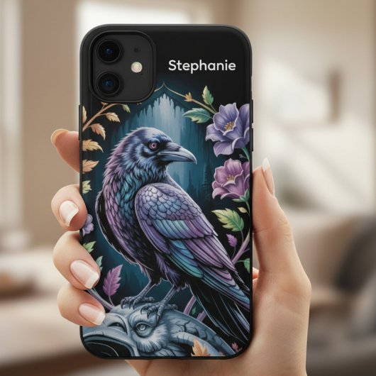 ゴシックレイヴンフローラルダークアカデミアスタイル Case-Mate iPhoneケース