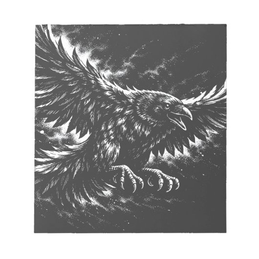 ゴシックレイヴン - BurnsInHell作 ノートパッド (正面)