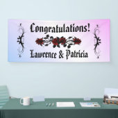 ゴシックレッドローズパープル 横断幕 (トレードショー)