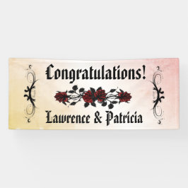 ゴシックレッドローズピーチ 横断幕