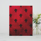 ゴシックレッド&ブラッククロススクラップブック紙 (スタンド正面)