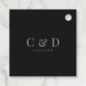 ゴシックレッド&ブラックフローラスパイダーウェブ フェイバータグ (裏面)