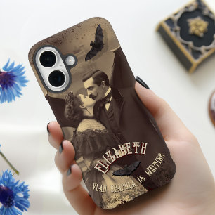 ゴシックレトロヴィンテージドラキュラハロウィーン iPhone 16ケース
