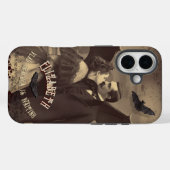 ゴシックレトロヴィンテージドラキュラハロウィーン Case-Mate iPhoneケース (裏面 (横))